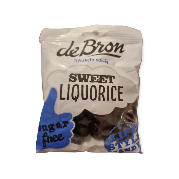 deBron Sweet Liquorice Zuckerfreies Süßlakritz 100g